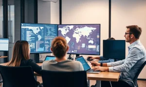 Successful outsourcing software development team collaboration across global locations
