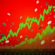 Dramatic OXT price surge chart showing extreme cryptocurrency volatility
