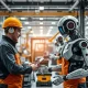 AI job evolution transforming manufacturing through human-AI collaboration and skilled worker enhancement