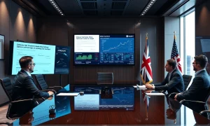 Palantir UK defense deal signing ceremony with government and corporate executives