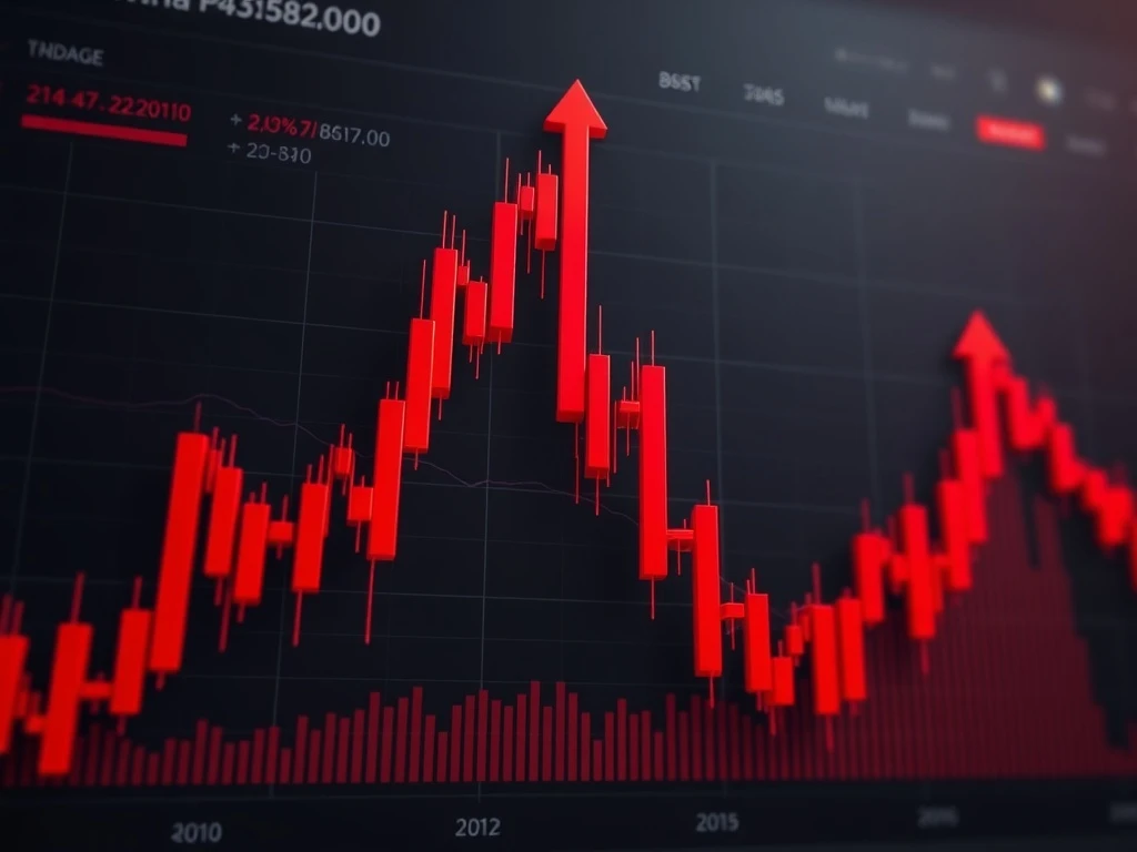 PARTI cryptocurrency dramatic price collapse chart showing extreme volatility