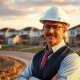 Paul Krebs demonstrating construction expertise at job site with community development projects
