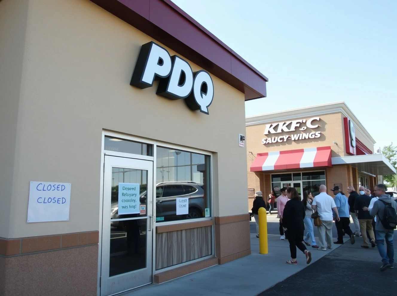 PDQ restaurant closures due to KFC Saucy Wings expansion in competitive fast food market