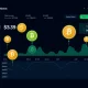 Pendle Boros generating stable income from cryptocurrency funding fees visualization