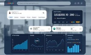 Perplexity AI search platform interface showing conversational responses and funding achievement