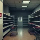 Closed pet retailer store with empty shelves showing recent store closures impact
