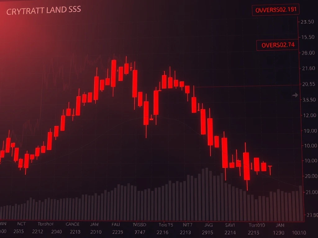 PHB cryptocurrency crash showing dramatic price decline chart with oversold technical indicators