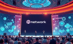Pi Network showcasing blockchain technology at TOKEN2049 Singapore conference