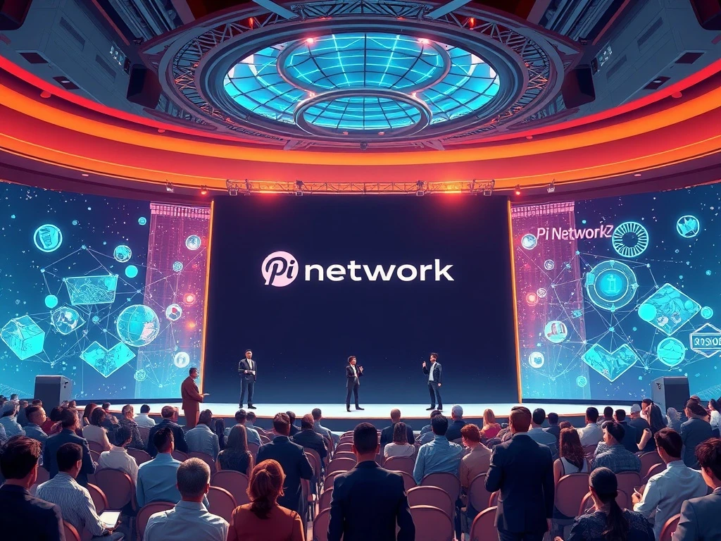 Pi Network showcasing blockchain technology at TOKEN2049 Singapore conference
