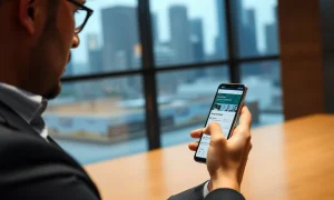 Entrepreneur using Pixel 10 business smartphone for productivity and meetings