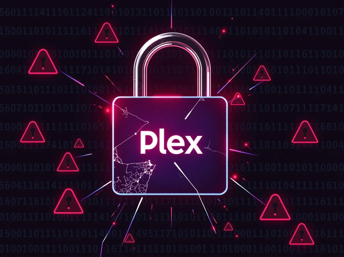 Plex data breach security alert showing compromised user accounts and protection measures