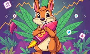 PNUT meme coin potential rally analysis with cannabis sector clarification