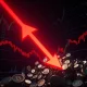 POL cryptocurrency dramatic market crash showing extreme volatility and price collapse