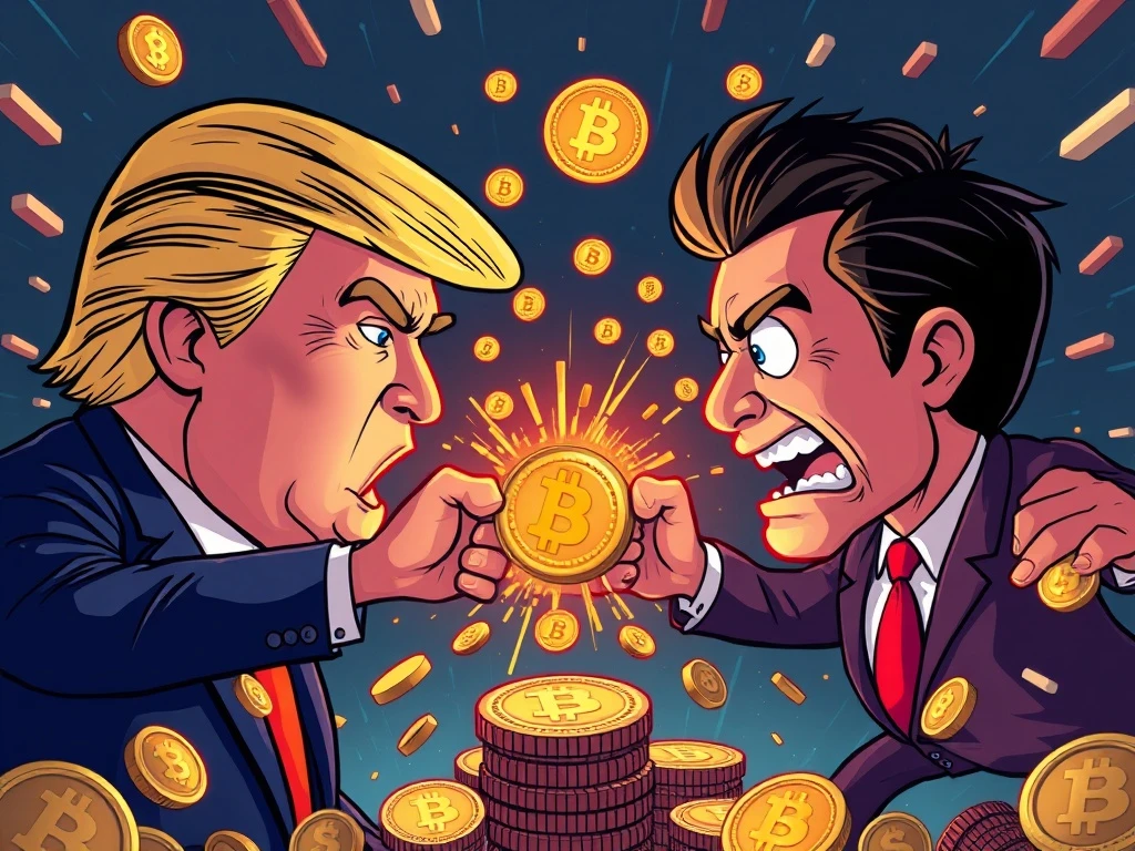 Political memecoins battle between Trump and Newsom in cryptocurrency landscape