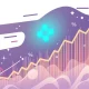Polkadot surge showing dramatic price increase on financial chart