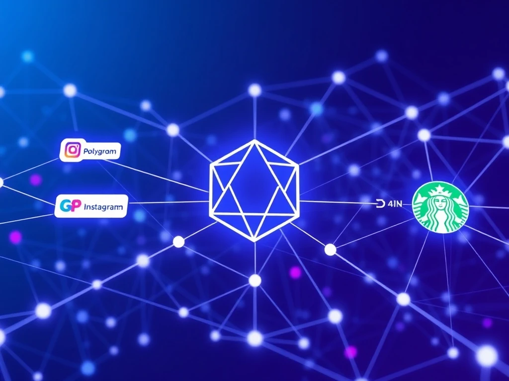 Polygon POL blockchain network connecting major institutional partners with seamless transaction flow