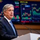Jerome Powell discussing tariffs and inflation impact at Federal Reserve meeting