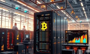 Publicly traded crypto firms leveraging AI technology for Bitcoin mining and staking operations