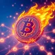PYUSD token burn visualization showing cryptocurrency reduction process