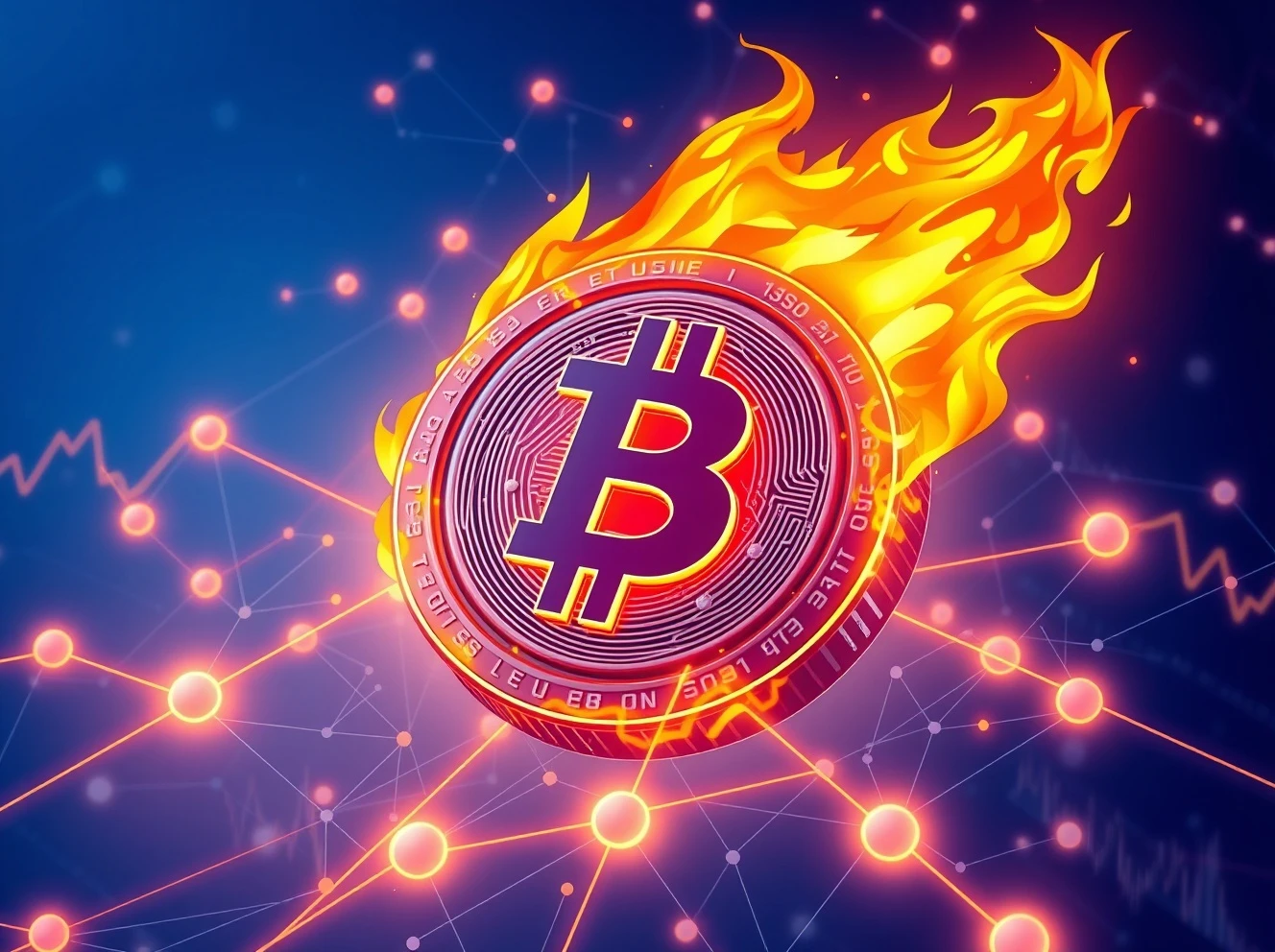 PYUSD token burn visualization showing cryptocurrency reduction process