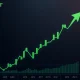 QNT cryptocurrency price surge analysis showing dramatic green candlestick chart movement