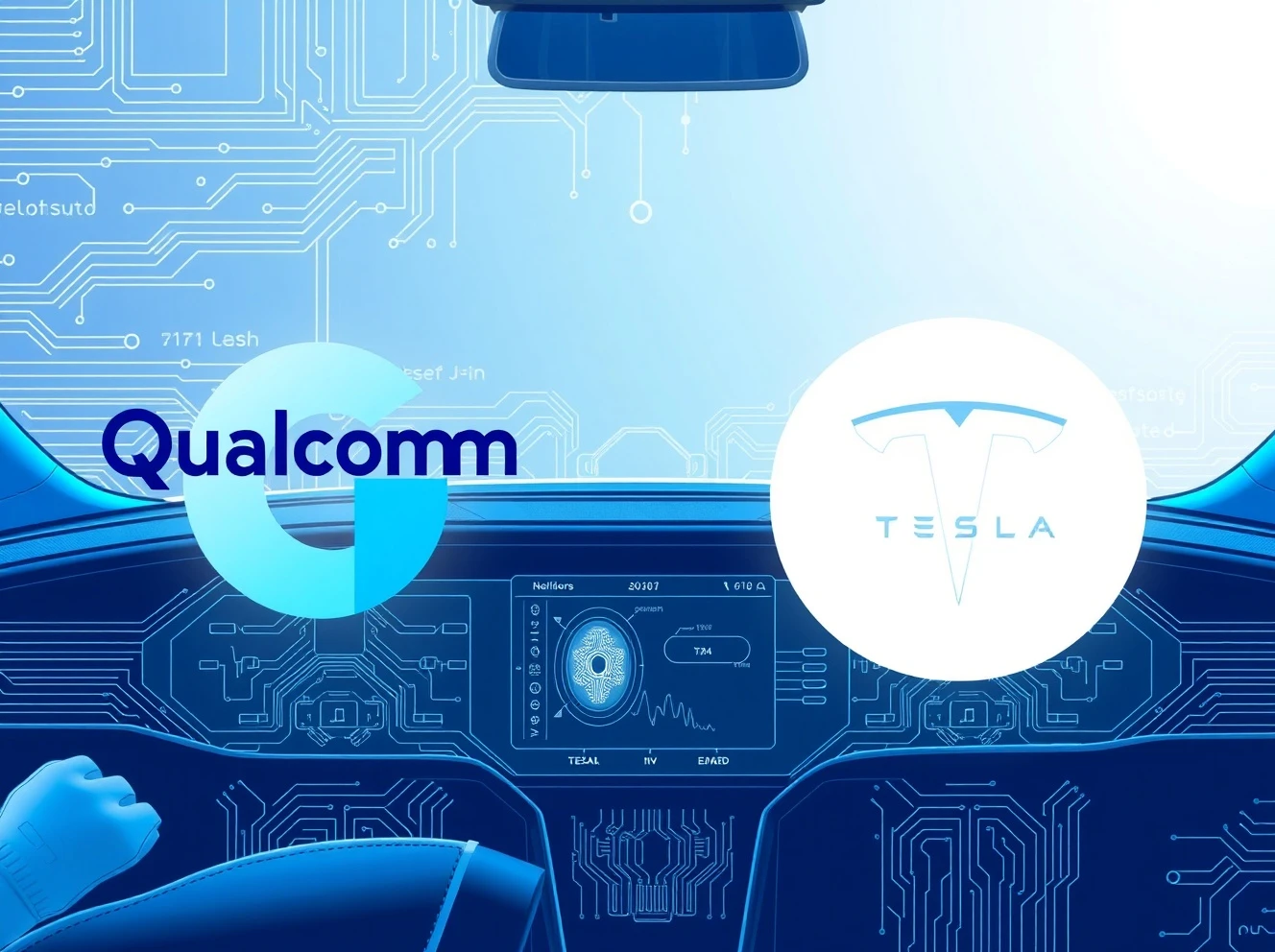 Qualcomm challenges Tesla in automotive technology with advanced semiconductor solutions for autonomous vehicles