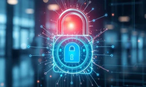 Quantum-resistant encryption protecting digital data from advanced cyber threats