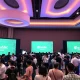 Qubic blockchain presentation at Token 2049 Singapore conference showcasing high-performance technology