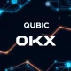 QUBIC blockchain technology integration with OKX exchange showcasing high-speed transactions