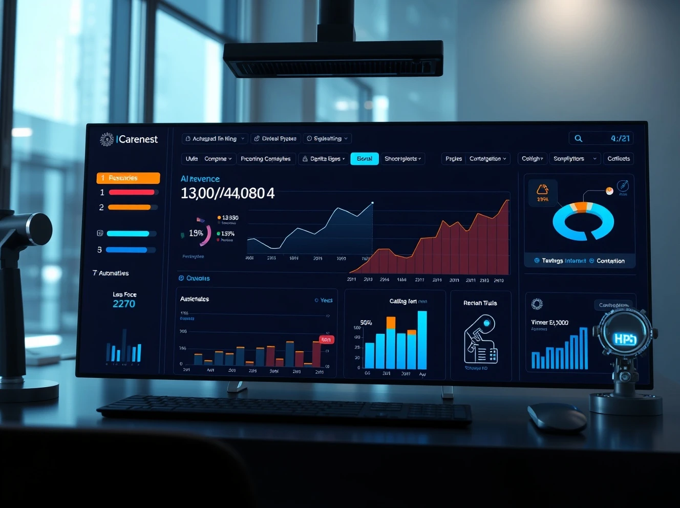 Ramp annualized revenue growth dashboard showing $1 billion milestone achievement