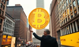 Ray Dalio discussing Bitcoin investment strategy with Wall Street background