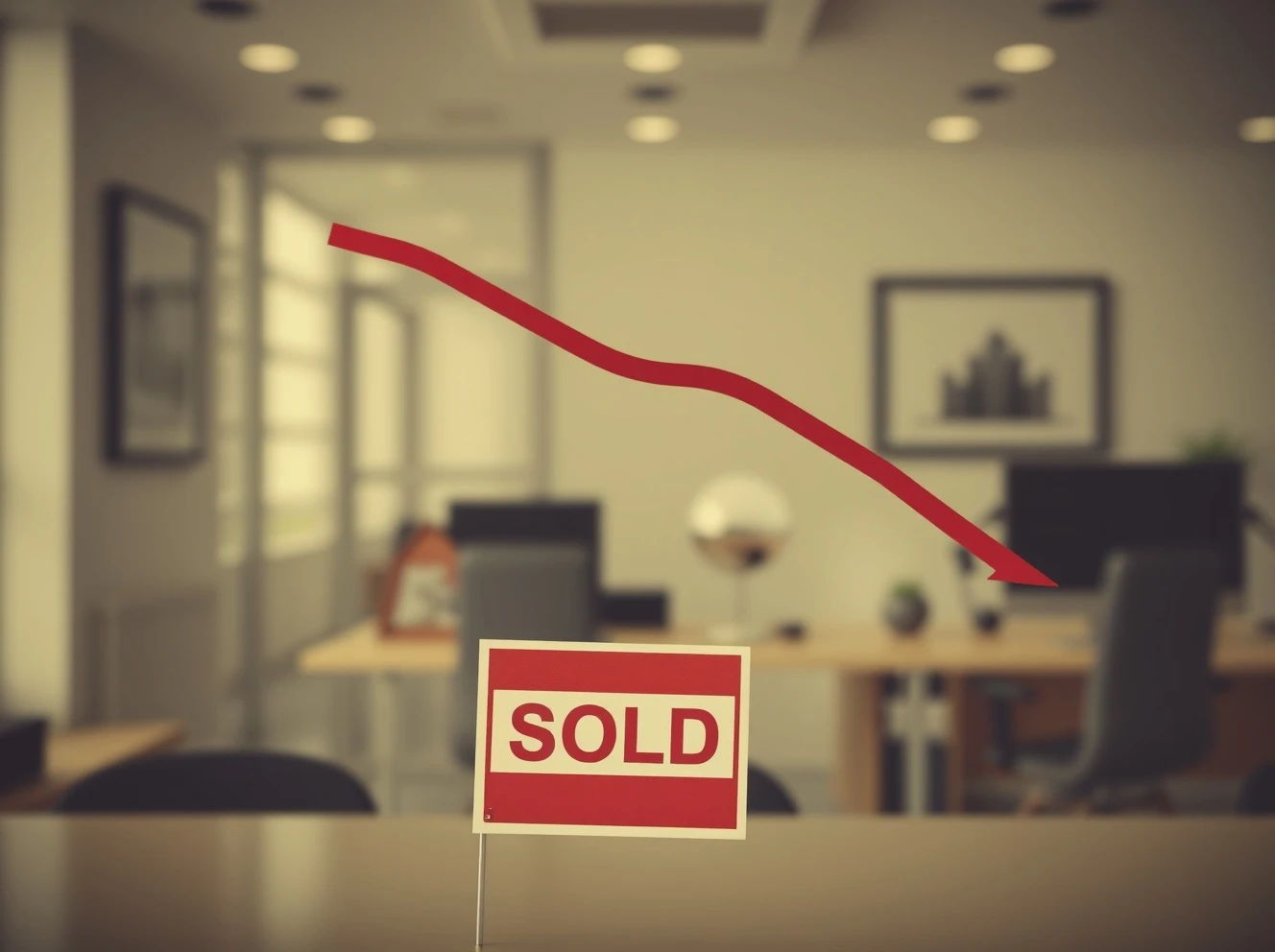 Alarming home sales trend showing significant market decline according to Redfin data analysis