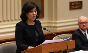 Chancellor Rachel Reeves discussing Treasury emergency funds restrictions during cabinet meeting
