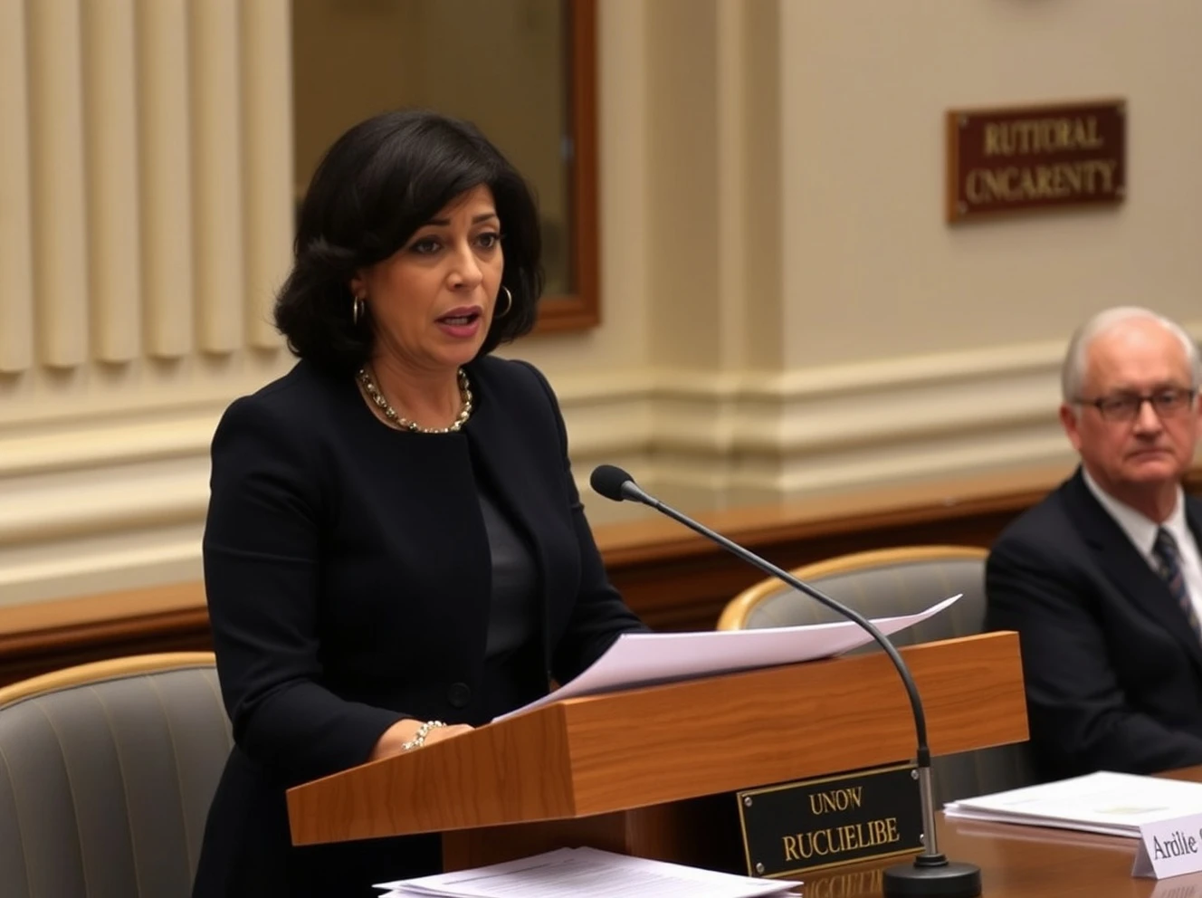 Chancellor Rachel Reeves discussing Treasury emergency funds restrictions during cabinet meeting