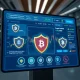 Secure crypto exchange platform dashboard showing real-time trading data and regulatory compliance features