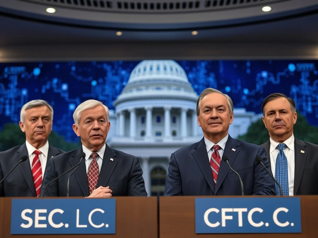 SEC and CFTC officials supporting crypto trading regulations for market leadership