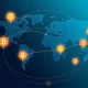 Remittix RTX disrupting cross-border payments with blockchain technology and global money transfer visualization