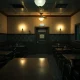Restaurant closures affecting established dining chains with empty dining rooms and financial struggles