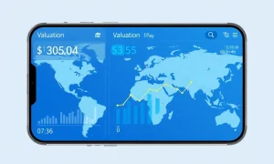 Revolut's impressive fintech valuation growth chart showing global expansion strategy