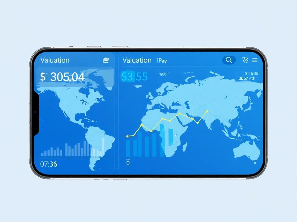 Revolut's impressive fintech valuation growth chart showing global expansion strategy