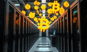 Riot Platforms Bitcoin production facility showcasing advanced mining technology and operational efficiency