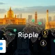 Ripple stablecoin transforming global financial infrastructure with digital currency flow between institutions