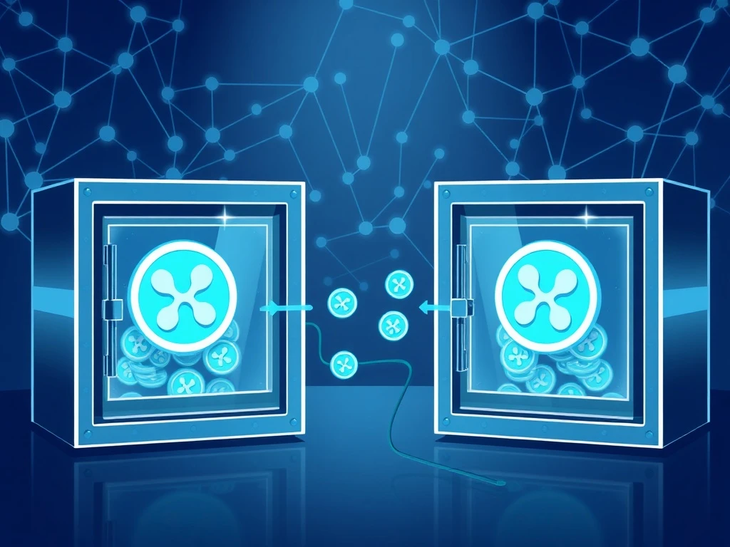 Ripple's XRP escrow strategy managing token supply through transparent vault system