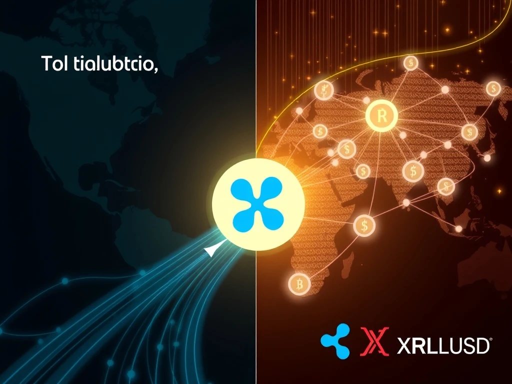 Ripple's cross-border payments system connecting global financial networks with XRP and RLUSD digital assets