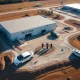 Rivian Georgia factory groundbreaking ceremony with executives and officials