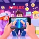 Roblox video feed showcasing gameplay clips and AI creation tools for creators