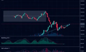 Ronin/Bitcoin analysis chart showing key support levels and trading patterns for cryptocurrency traders