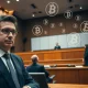 Sam Bankman-Fried appeal hearing courtroom scene with cryptocurrency legal proceedings