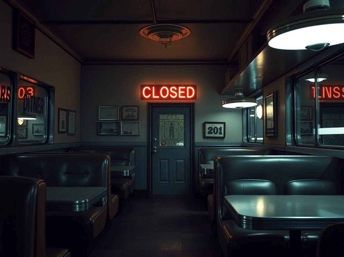 Iconic sandwich chain closing locations with empty restaurant and closed sign