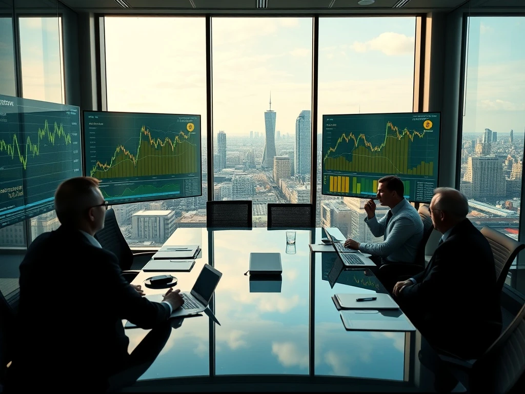 Corporate Bitcoin accumulation strategy showing institutional cryptocurrency adoption in modern business environment